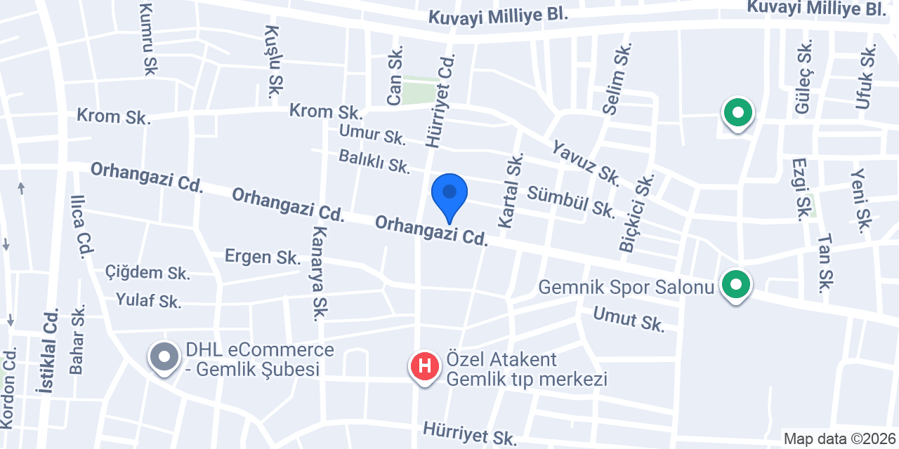 Gaziantep Baklavacısı Bursa konumu