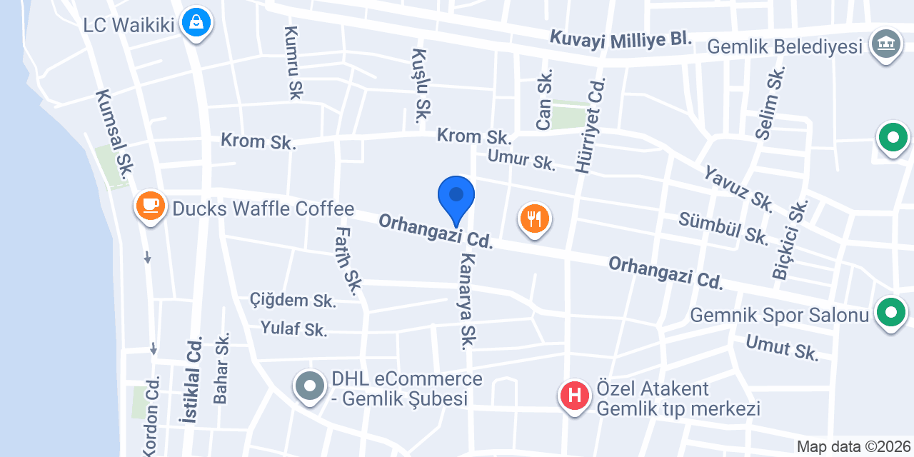 Öğünmez Luxury Hair Salon konumu