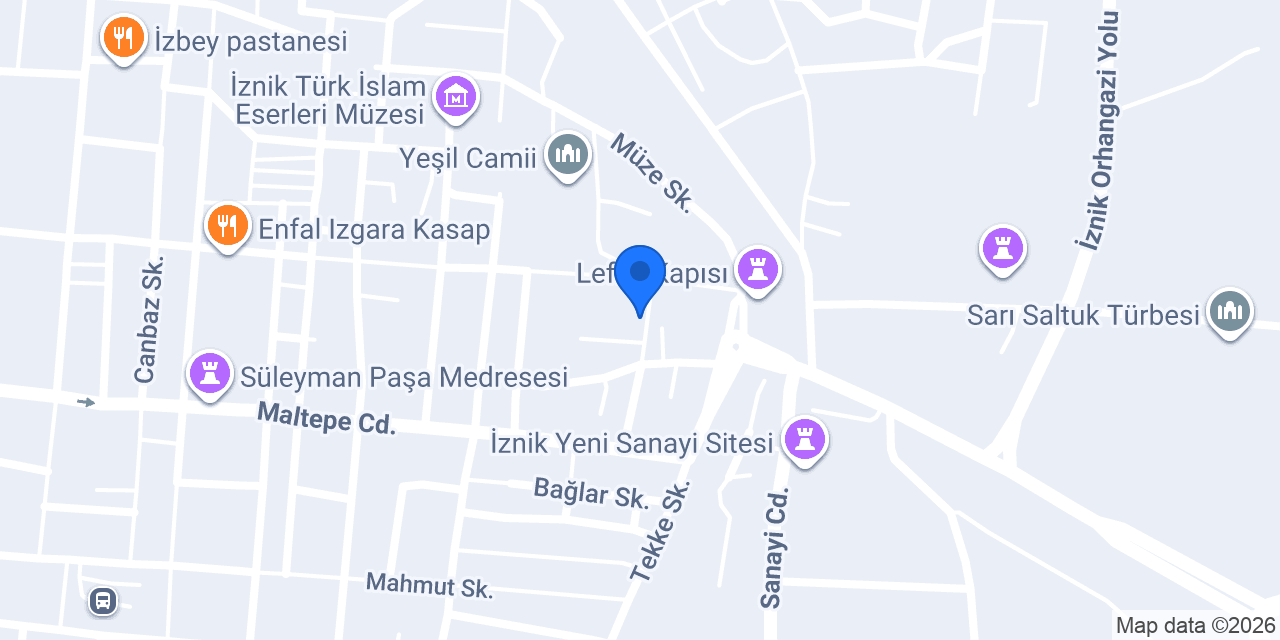 Bindu Seramik konumu