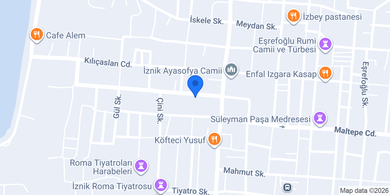Mali Müşavir Serhat AYDIN İznik konumu