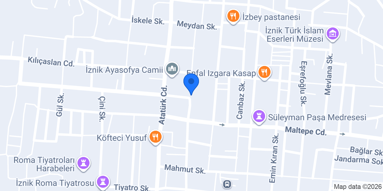 Elibol Fast Food iznik konumu