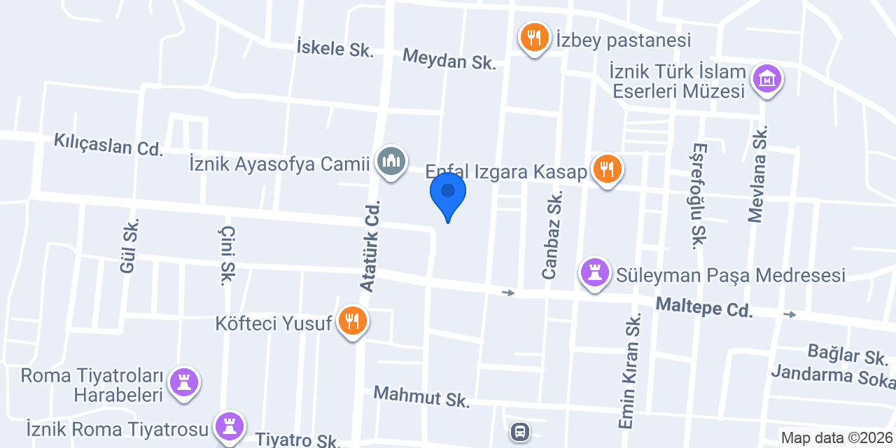 SARAY PASTANESİ konumu