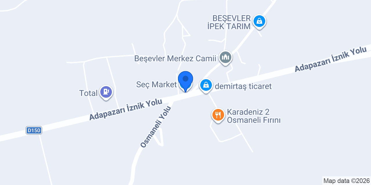 Seç Market konumu