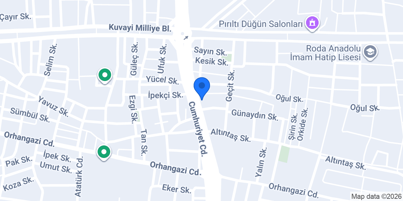 Uzunalioğlu Yol Yardım konumu