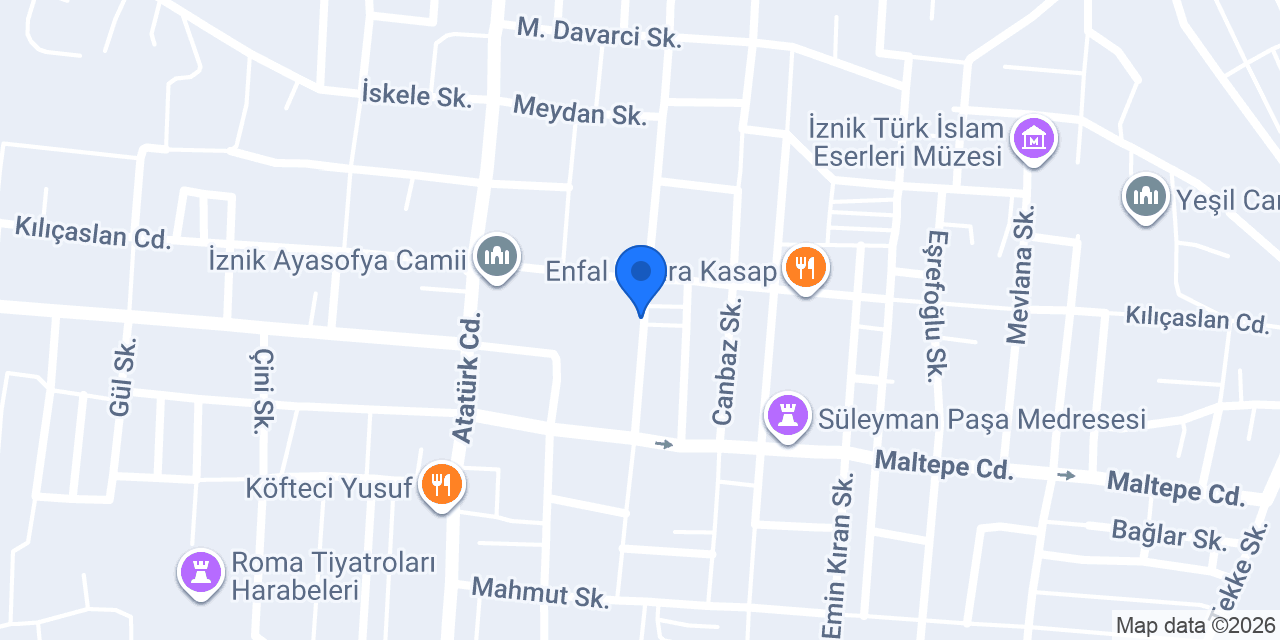 MALİ MÜŞAVİR YAŞAR ÖZKAN SMMM konumu