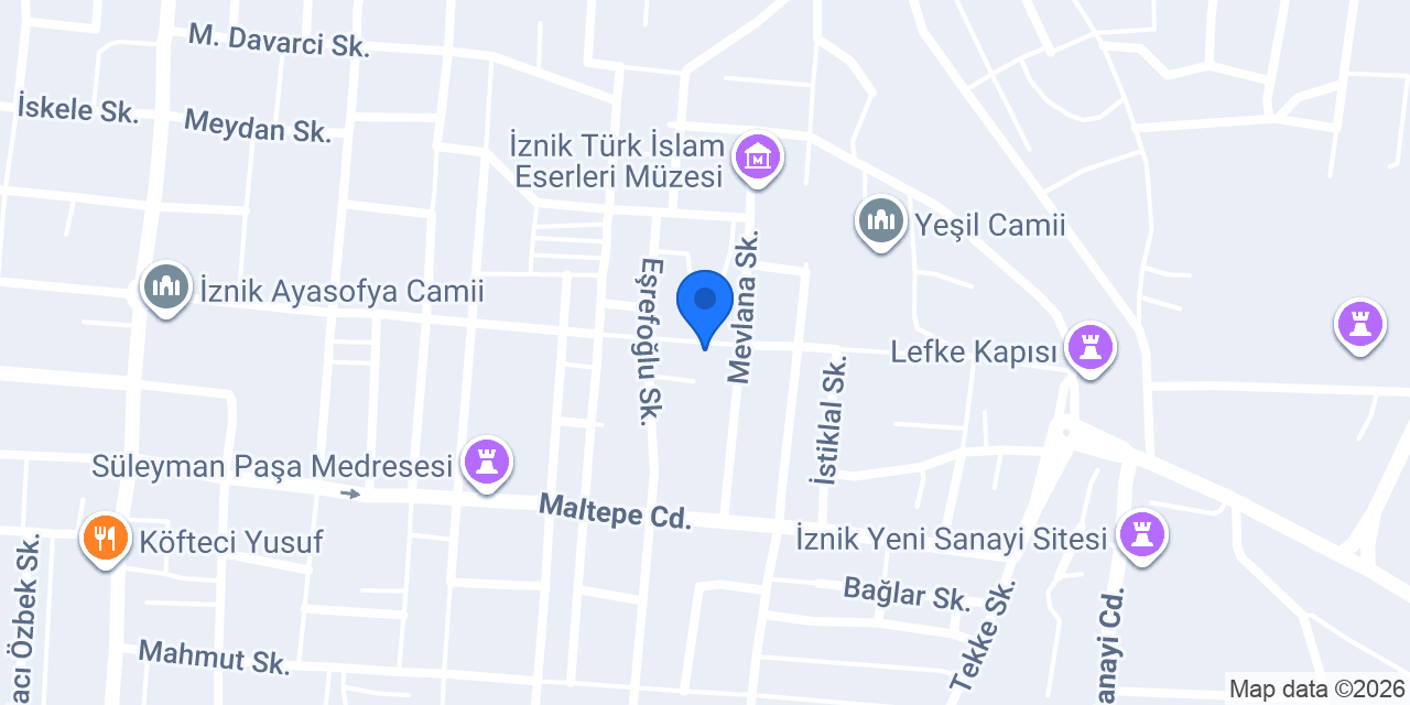 Gül Çini Takı konumu