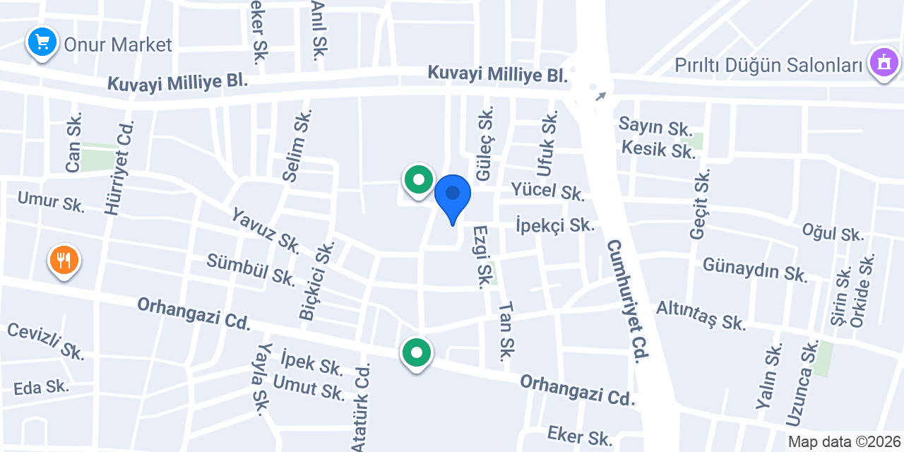 GSB GEMLİK GENÇLİK MERKEZİ konumu