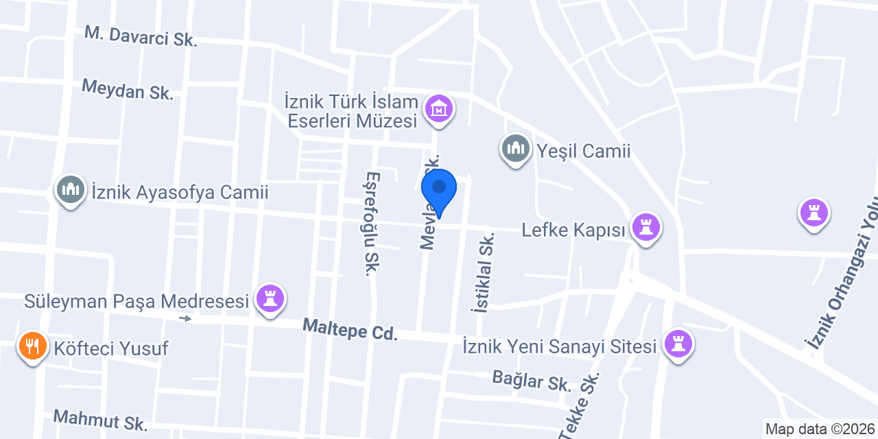 Kobalt Çini konumu