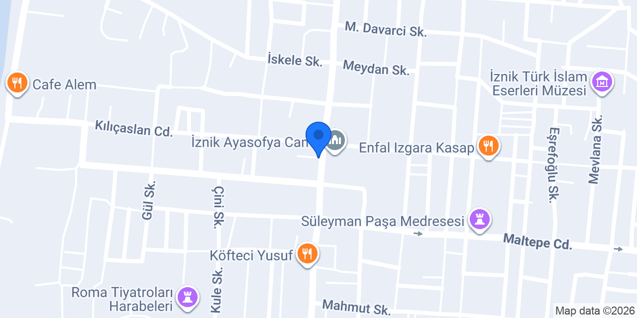 İZNİK FATİH EMLAK konumu