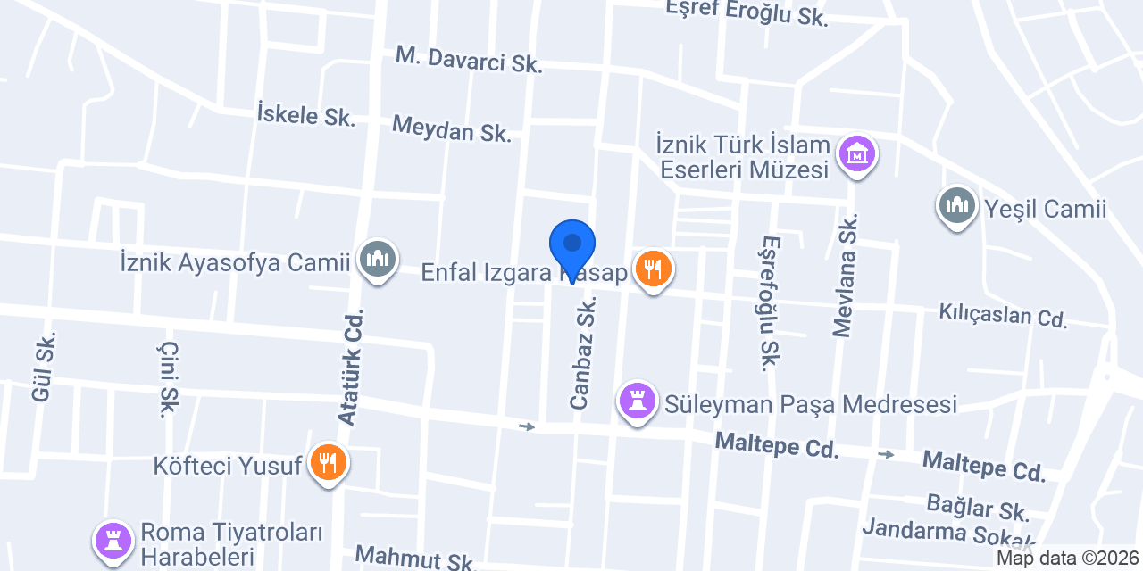 Pilavcı Vahap konumu