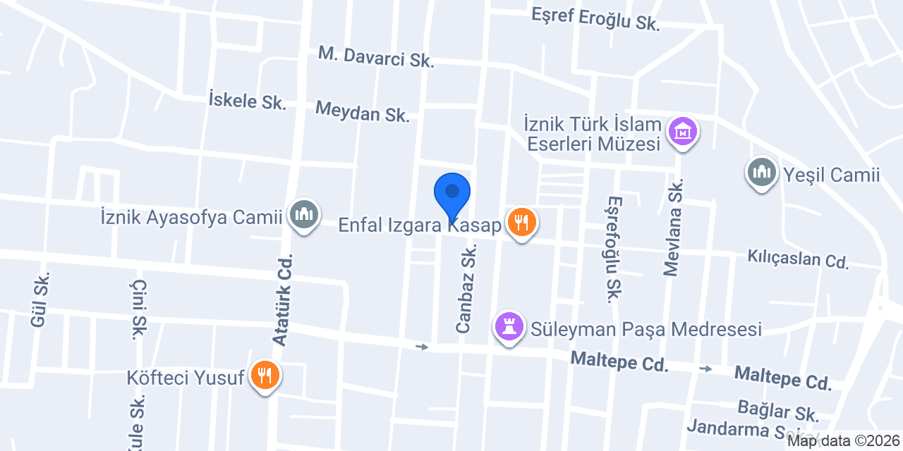 Bektas Eczanesi konumu