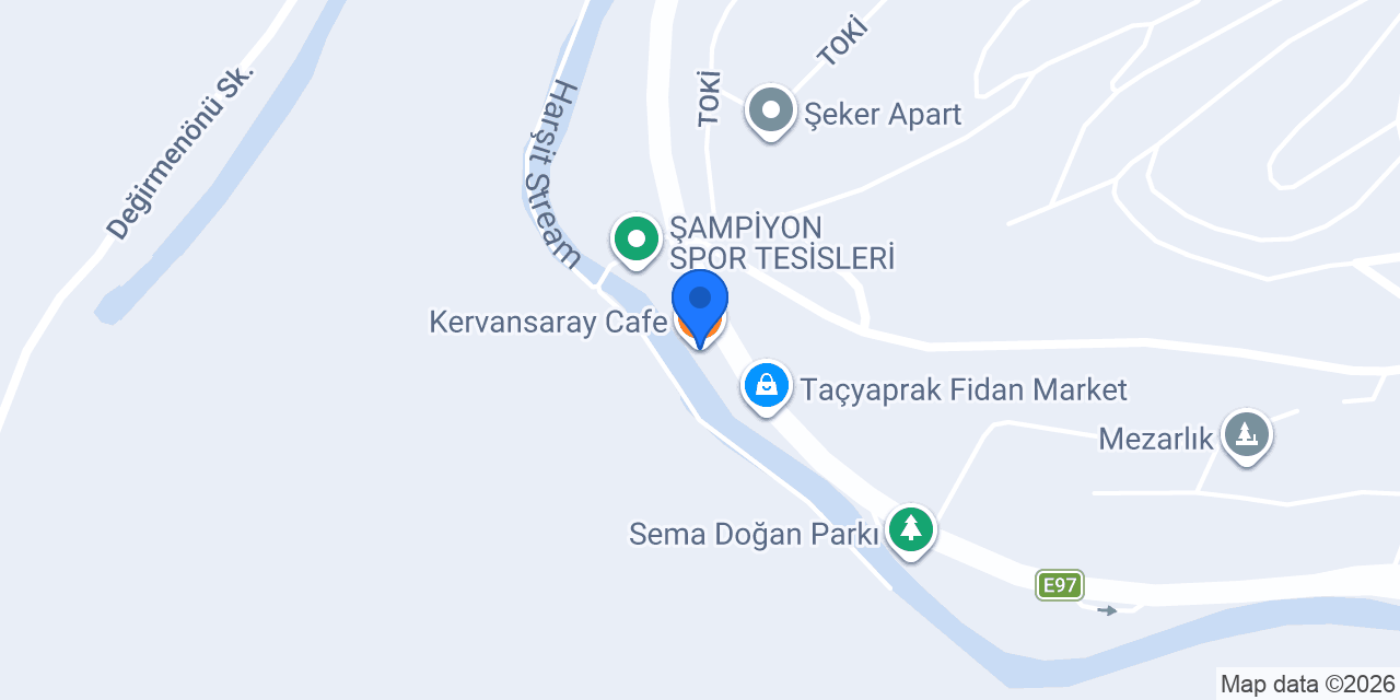 Kervansaray Cafe konumu