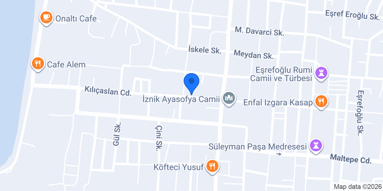 Yurtiçi Kargo İznik konumu
