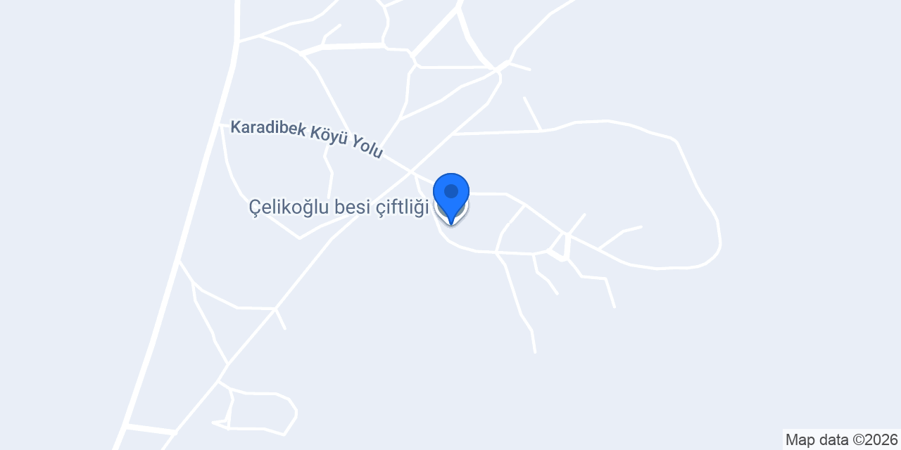 Çelikoğlu besi çiftliği konumu