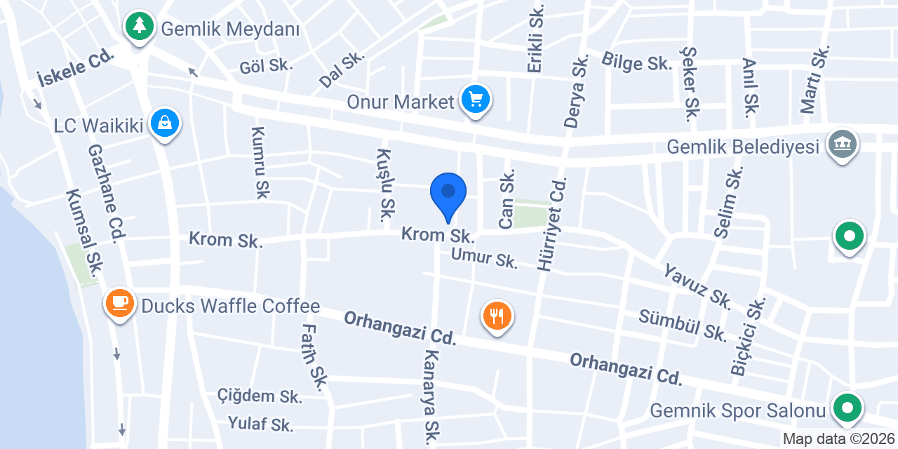 Gemlik Yunus mobilya konumu