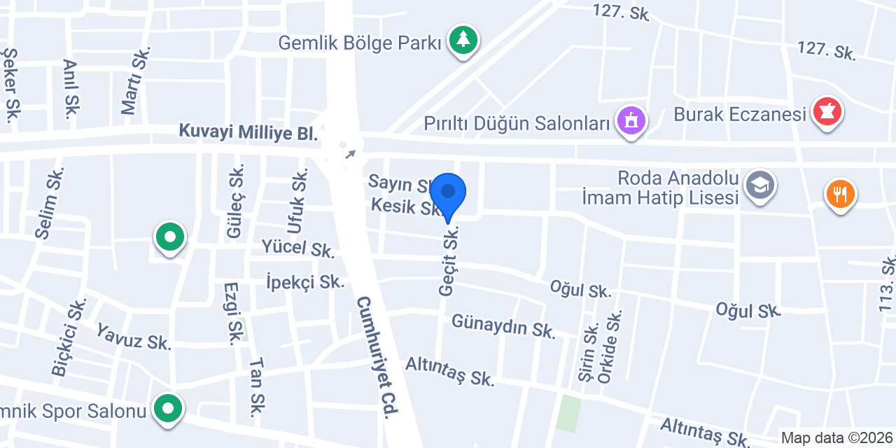Damla Market konumu