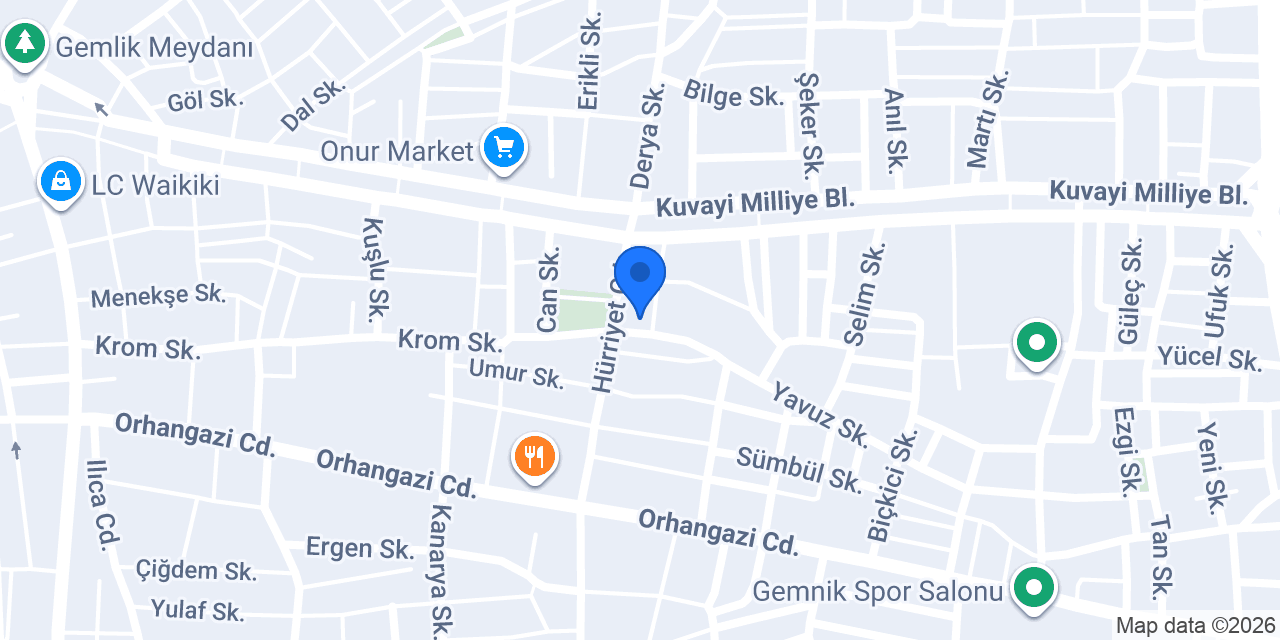 Şener Mobilya Dekorasyon konumu