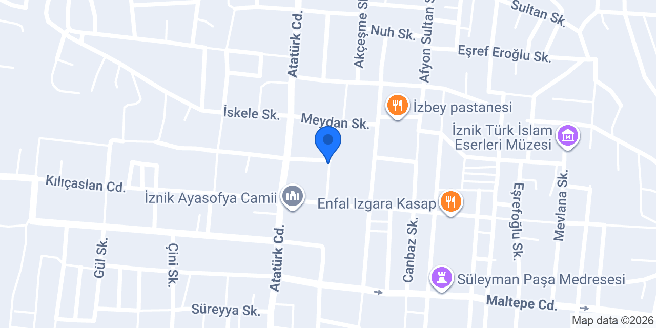 Oktay Saat Galerisi konumu