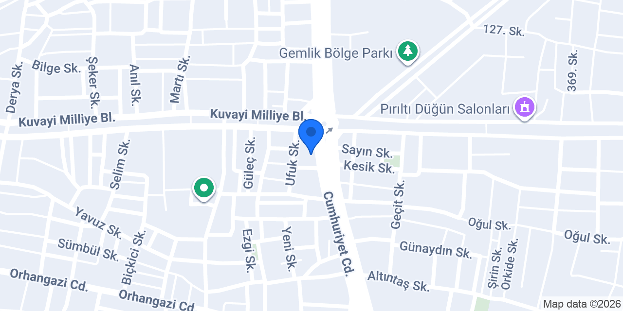 Gemlik haberci konumu