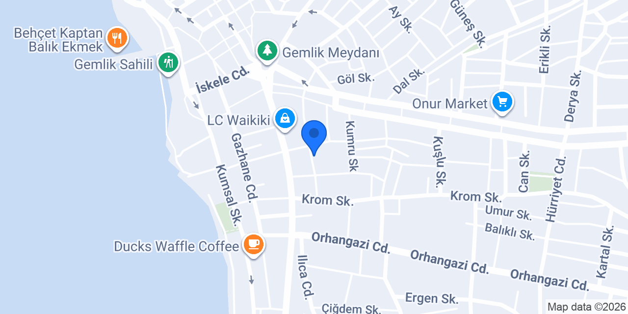 Gemlik Venüs sineması konumu