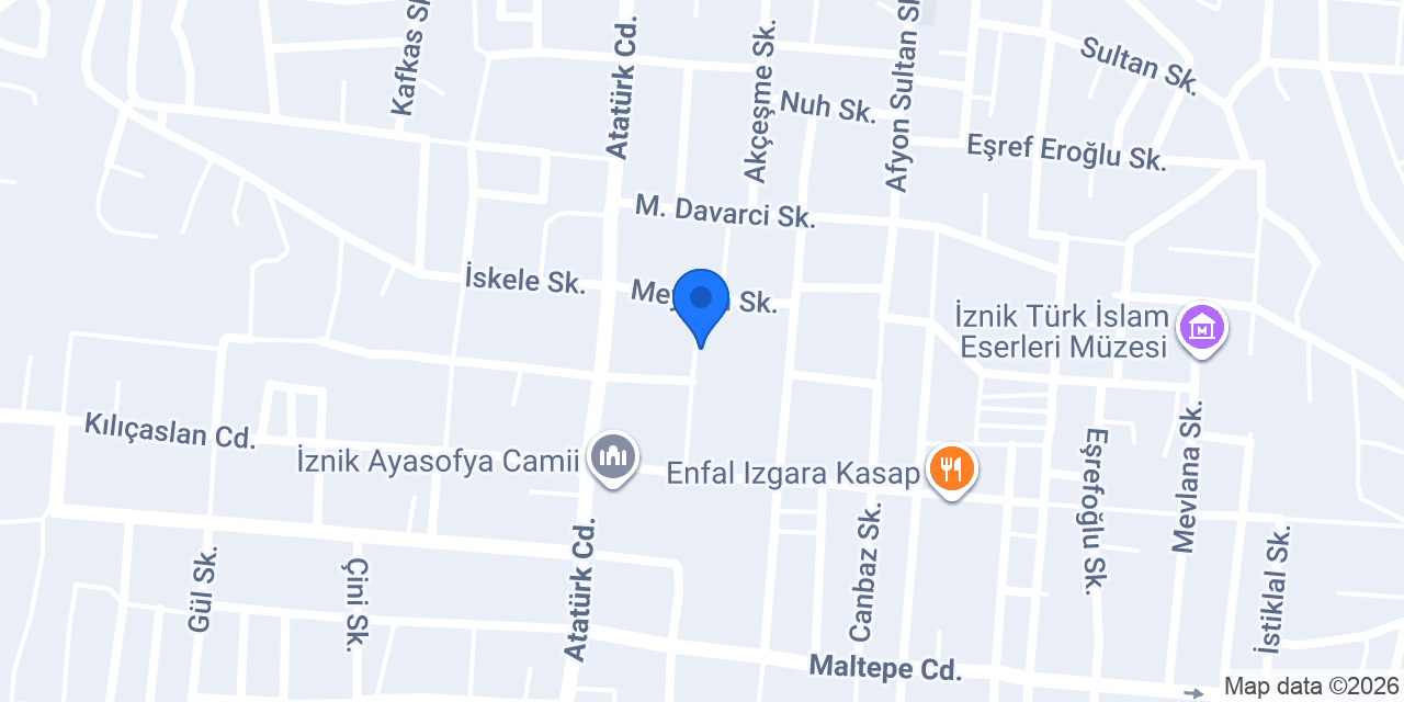 Temel Cam yapı konumu