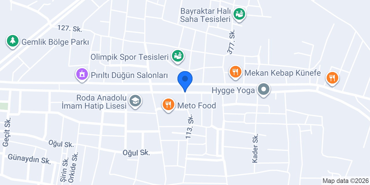 Demiroğlu Mantolama konumu
