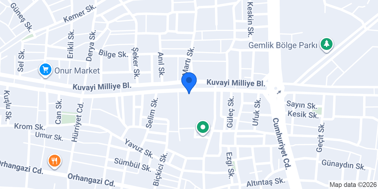 Gemlik Ticaret ve Sanayi Odası konumu