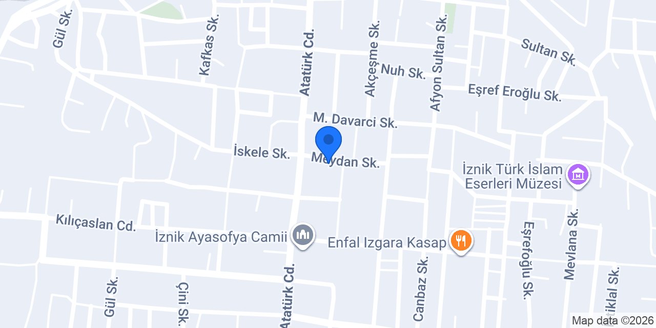İznik yağmur kuaför konumu