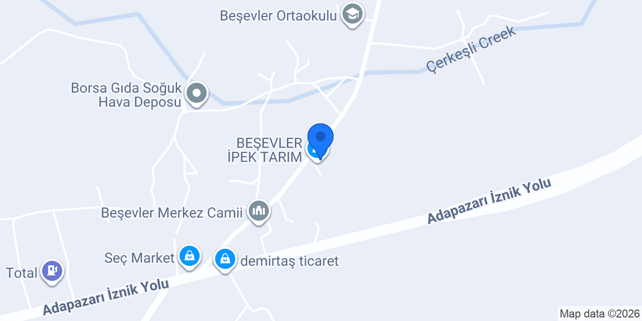 BEŞEVLER İPEK TARIM konumu