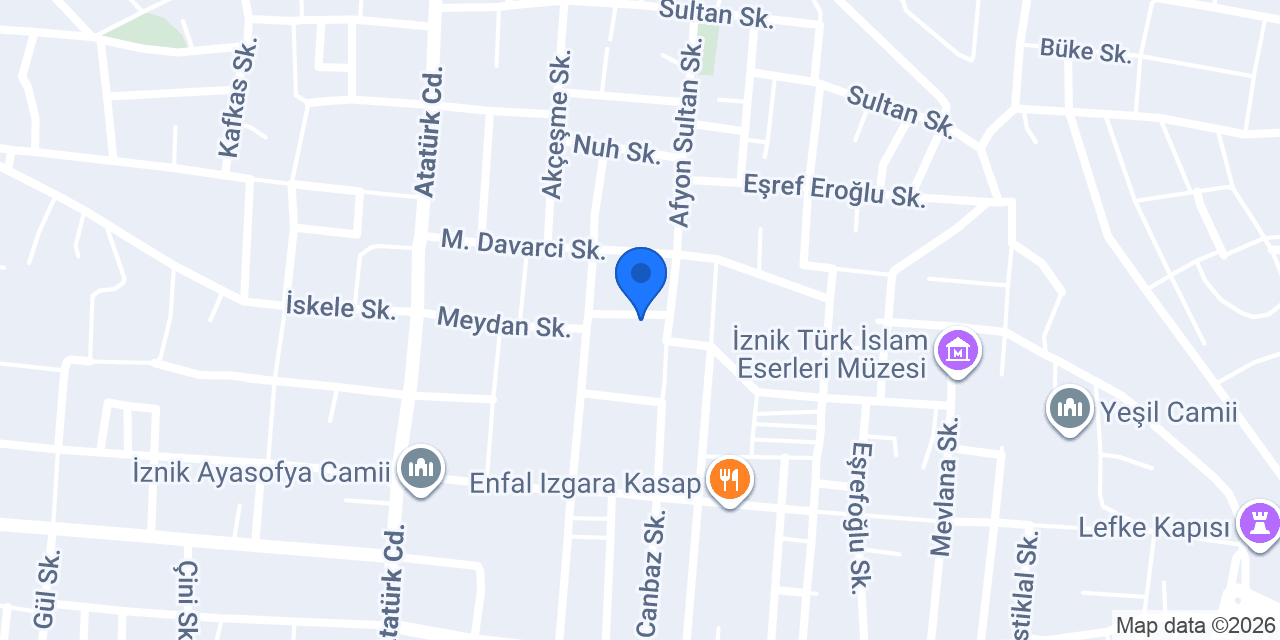 Serra'nın konağı konumu