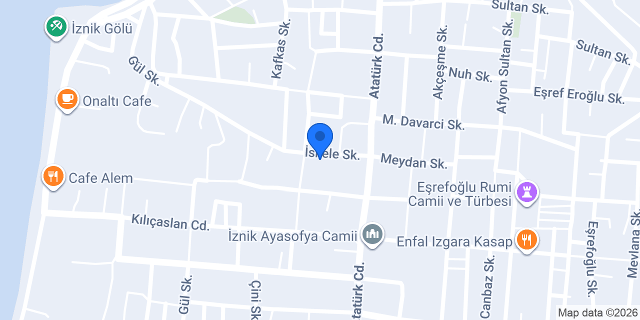 ECA YETKİLİ SERVİS İZNIK SELIM GÜRSEL konumu