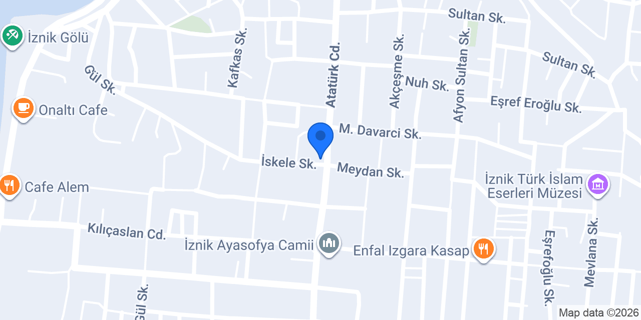 Akbulut Grup İnşaat İznik konumu