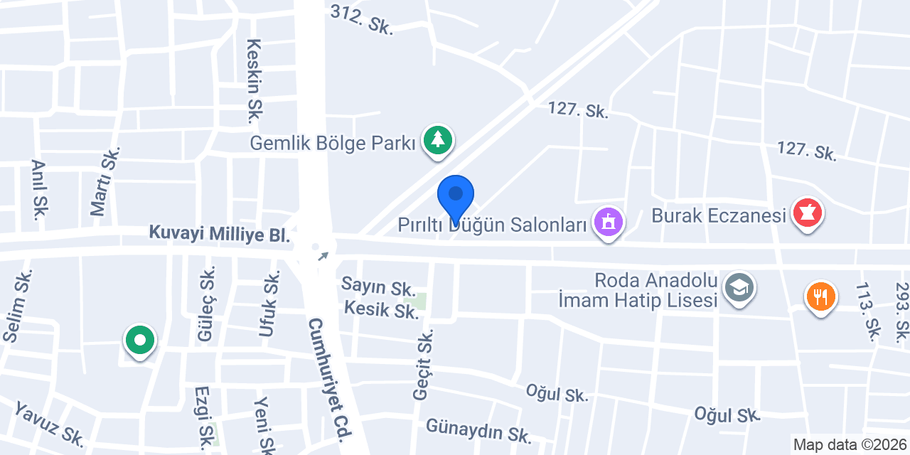 Gemlik SMG Hafriyat konumu