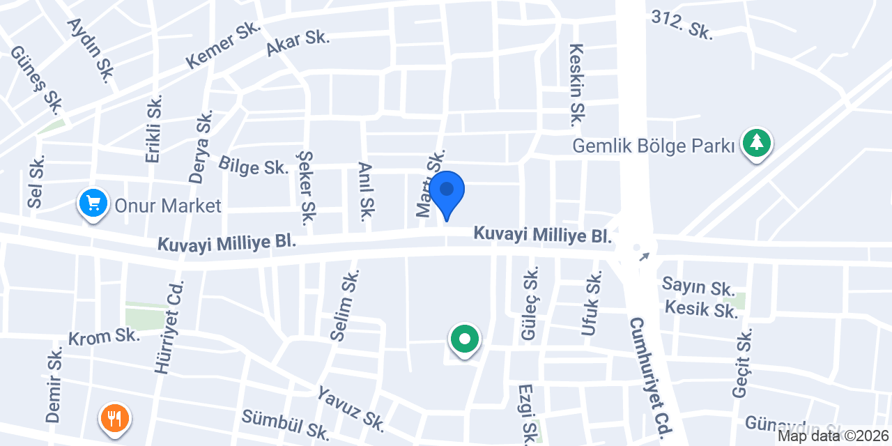 Weltew Home Gemlik konumu