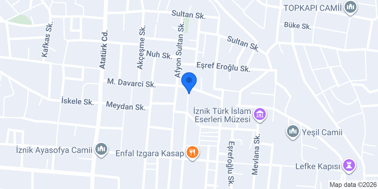 Nicea Erkek Kuaförü konumu