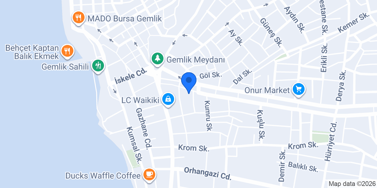 DenizBank Gemlik Şubesi konumu