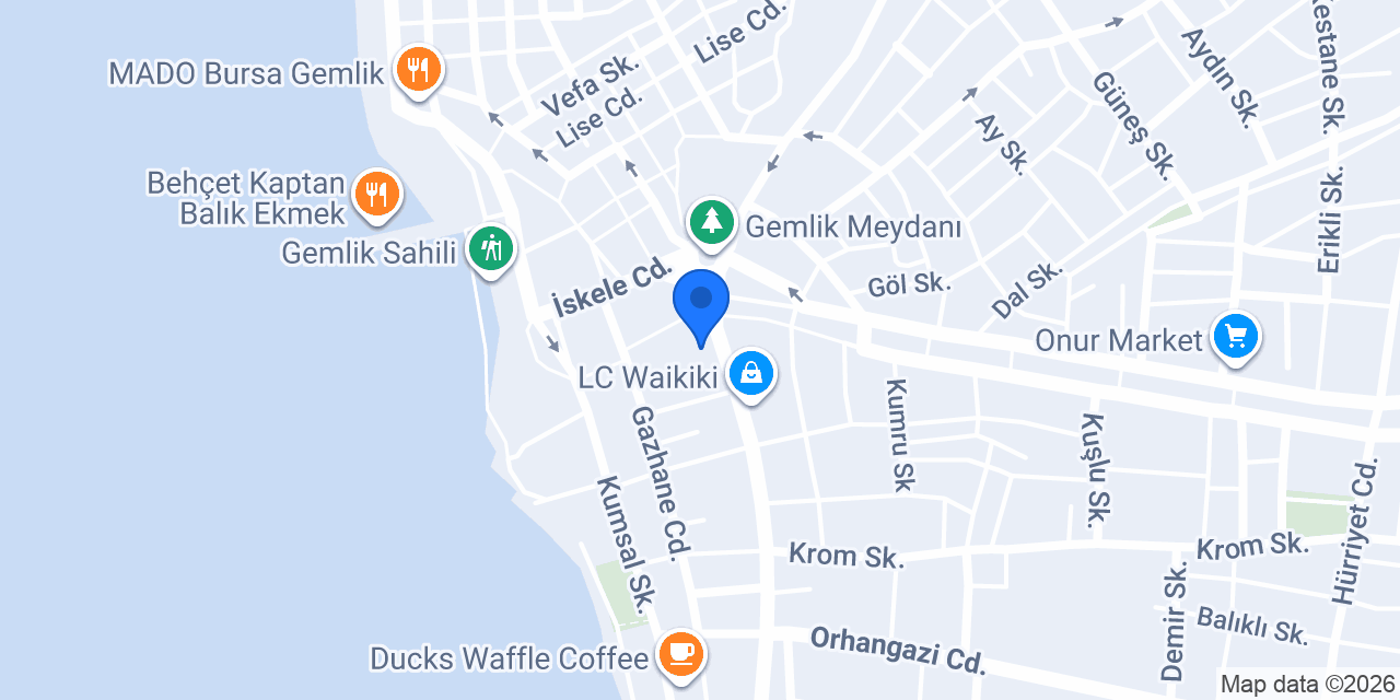 Gemlik Korniş Montajı konumu