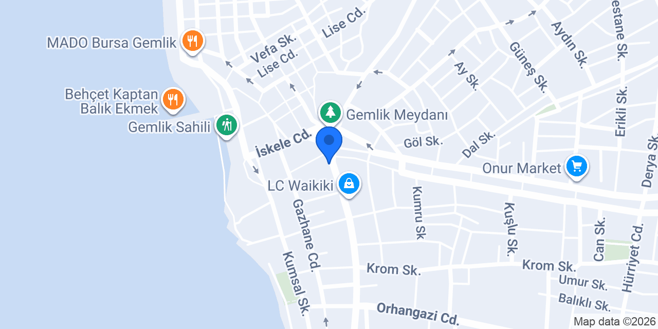 Maydonoz Döner Gemlik konumu