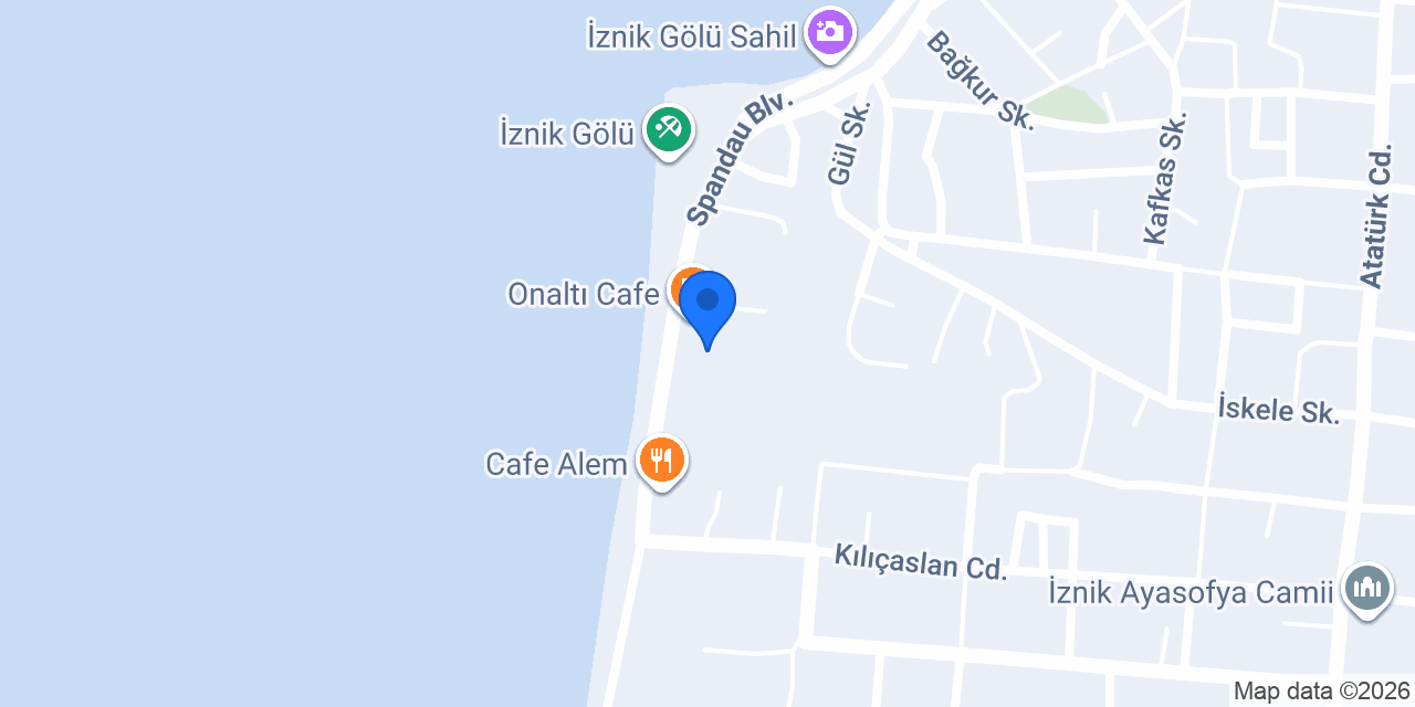 Aşiyan Yalısı İznik konumu