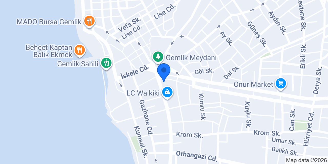 Göçmen Börekçisi Gemlik konumu