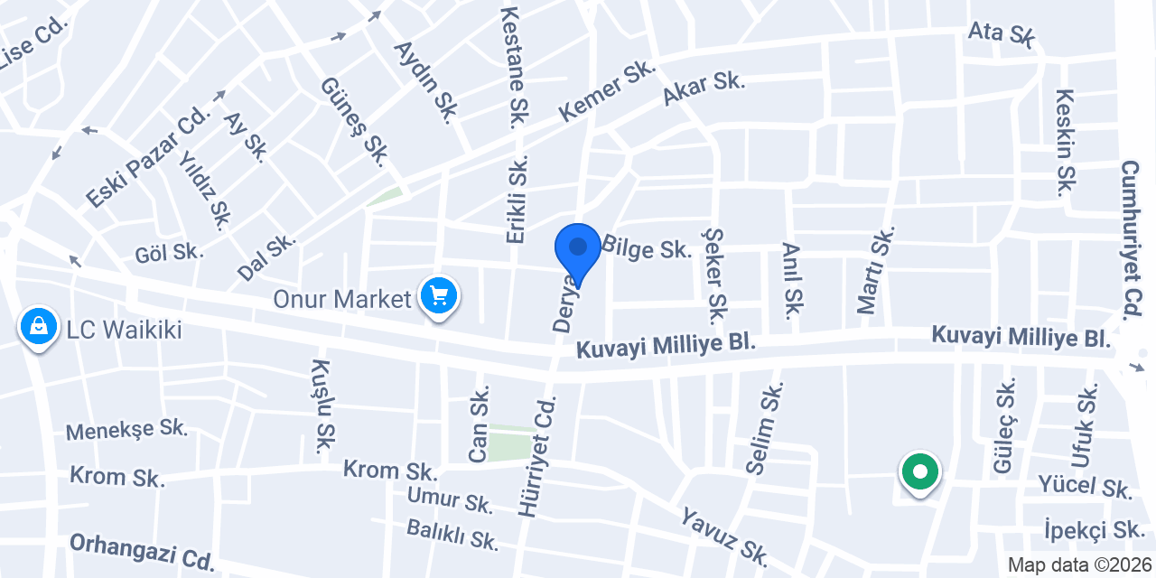 Can CDM Mobilya konumu