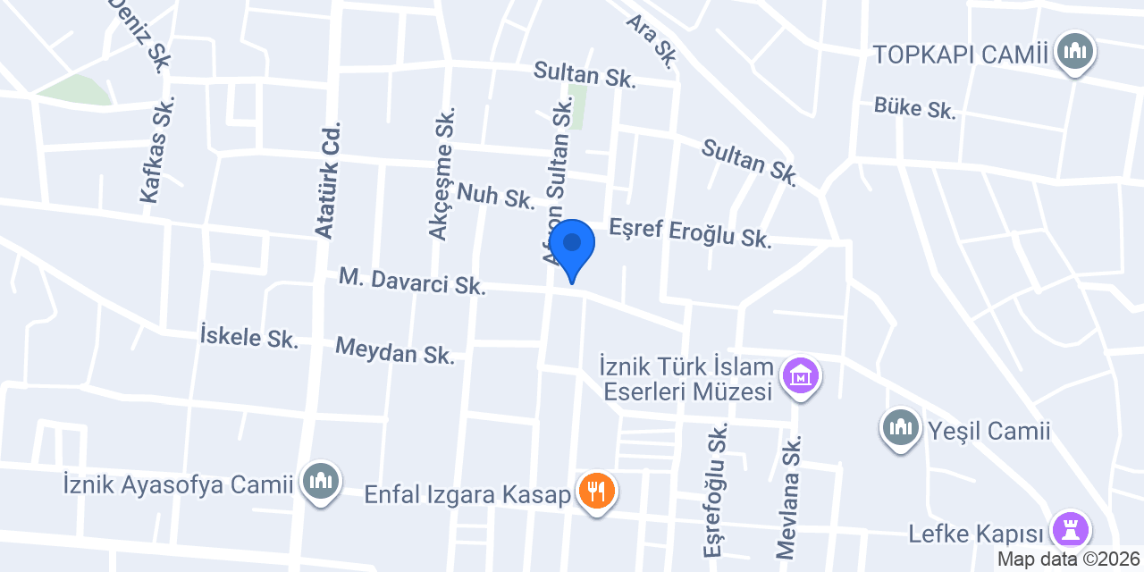 Şahin Kardeşler Motor konumu