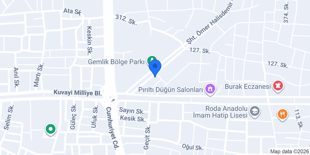ŞAHİN ÇAKMAK HAFRİYAT GEMLİK konumu