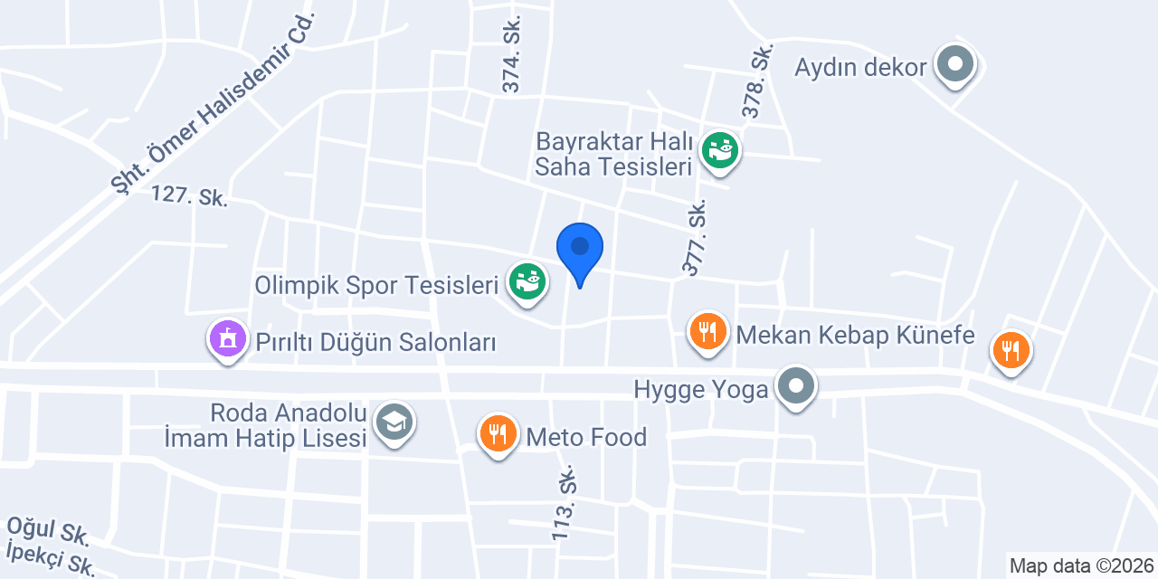 Özkaya Oto Boya konumu
