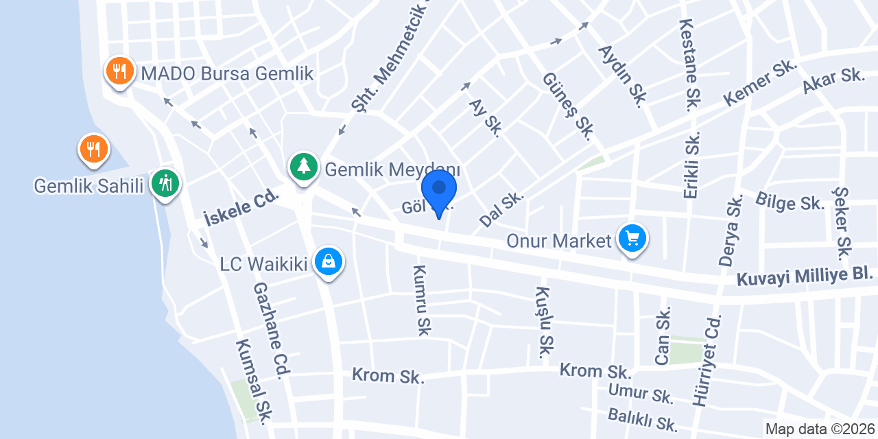 Ekleristan Gemlik konumu