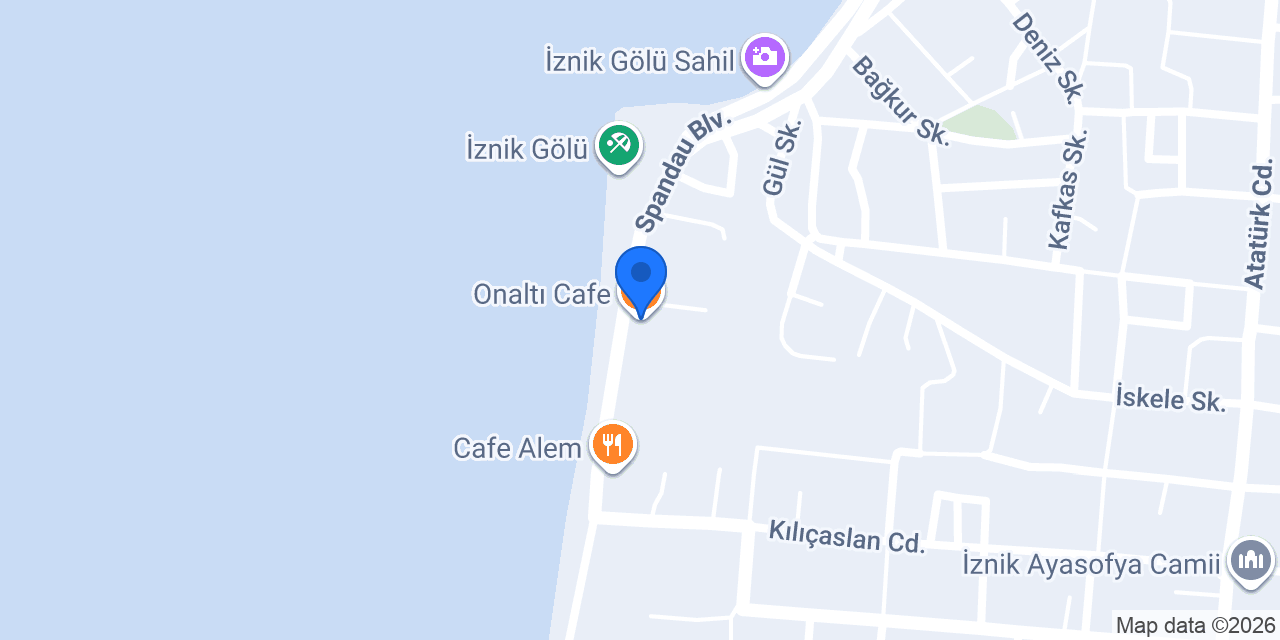 Onaltı Cafe konumu