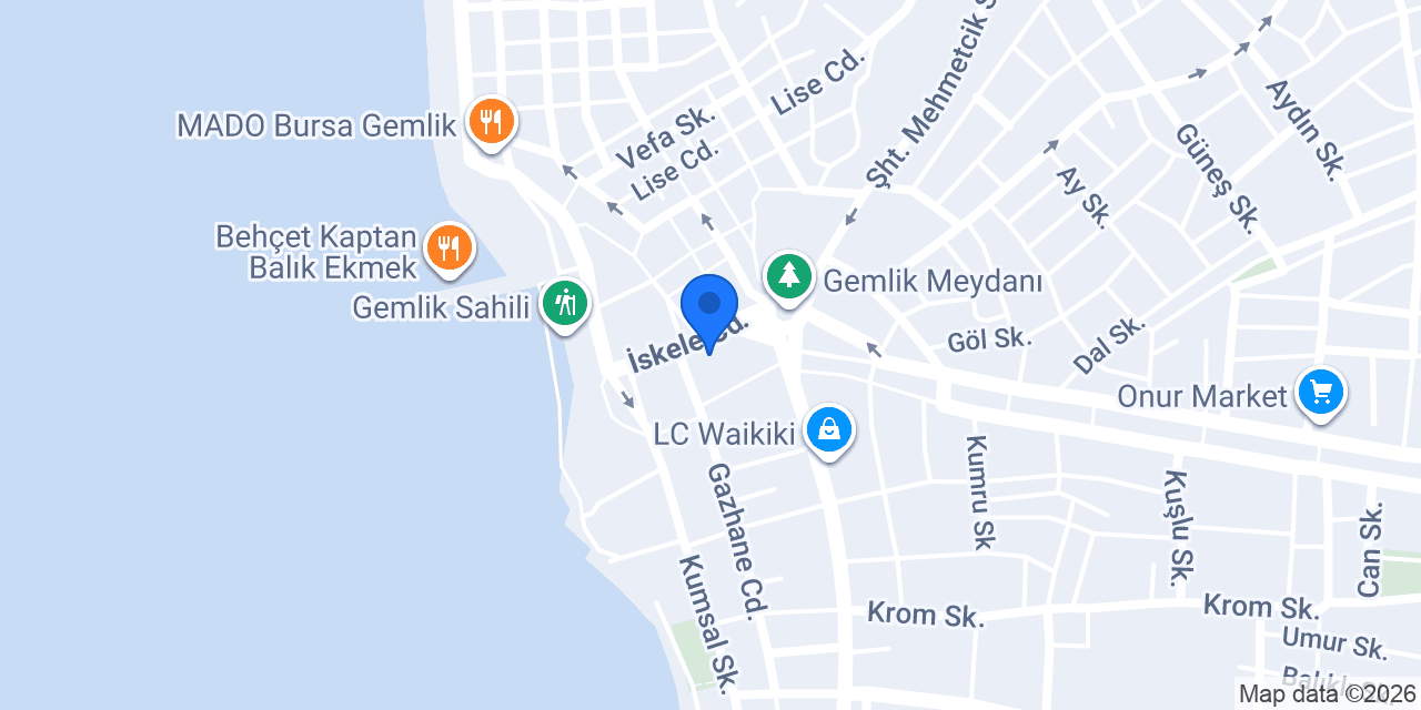 Eczanesi Gemlik konumu