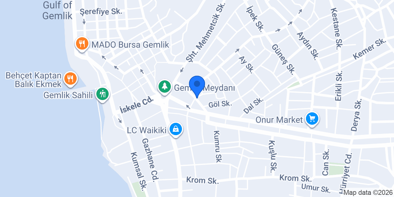Hacı Nadir Efendi Gemlik konumu