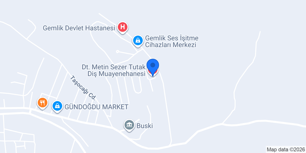 Dt. Metin Sezer Tutak Diş Muayenehanesi konumu