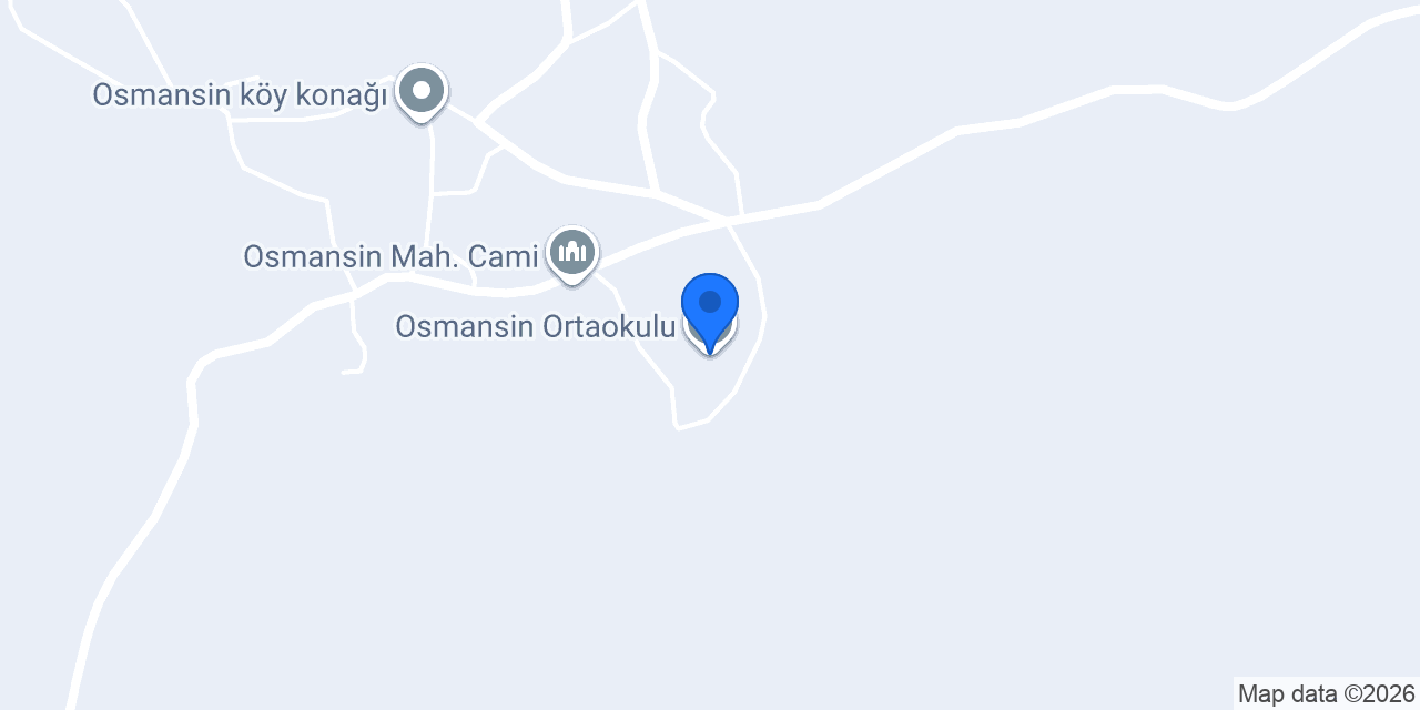 Osmansin İlköğretim Okulu konumu